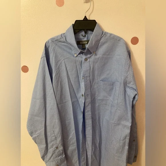 Kenneth Cole Reaction Mens Button Up Dress shirt - Picture 4 of 5